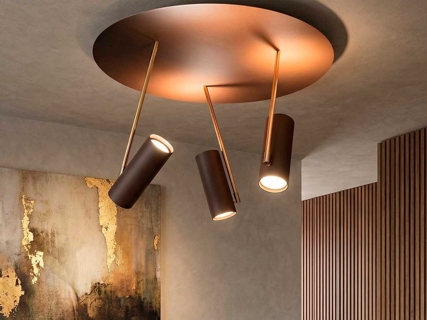 Detalhe ? Plafon Disco com 3 Hastes - Studio Munclair - 3396-3