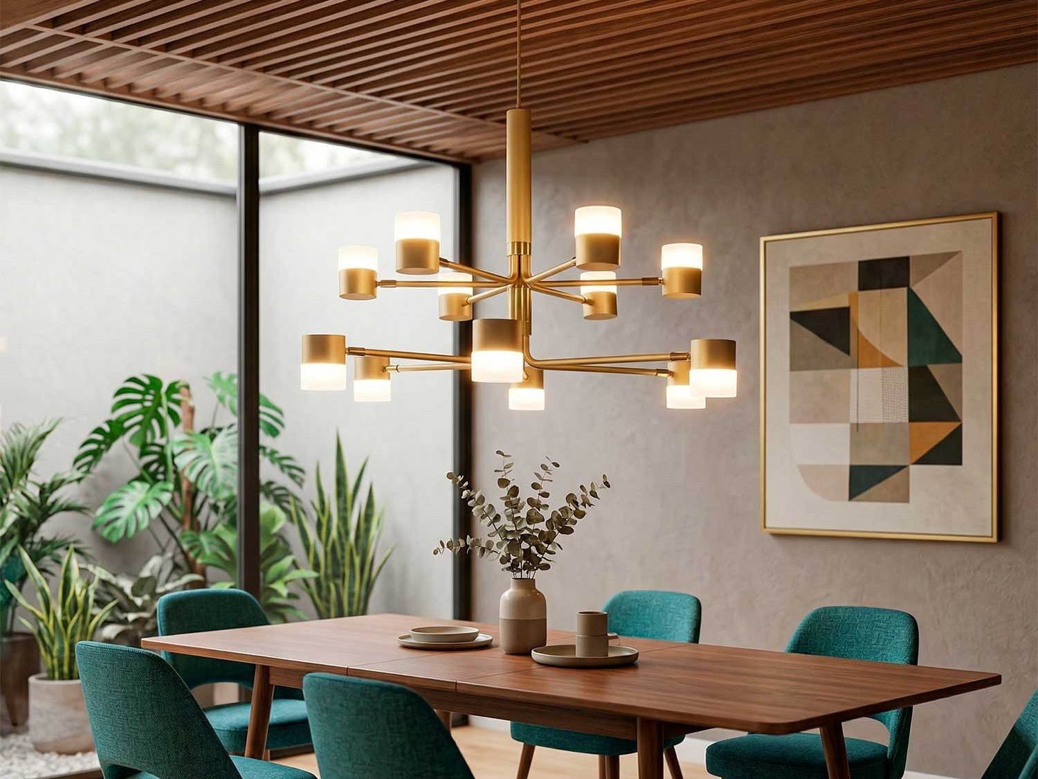 Detalhe ? Lustre Dama com 12 braços - Studio Munclair - 1272-12
