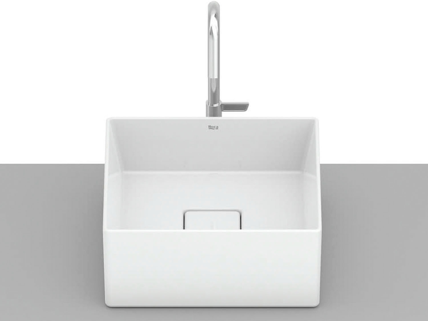 Cuba de apoio 300x300mm sem mesa Terra T3 Branco - Roca