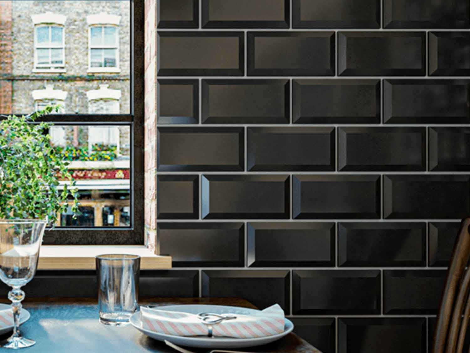 Revestimento Black - 10 x 20 cm - Strufaldi
