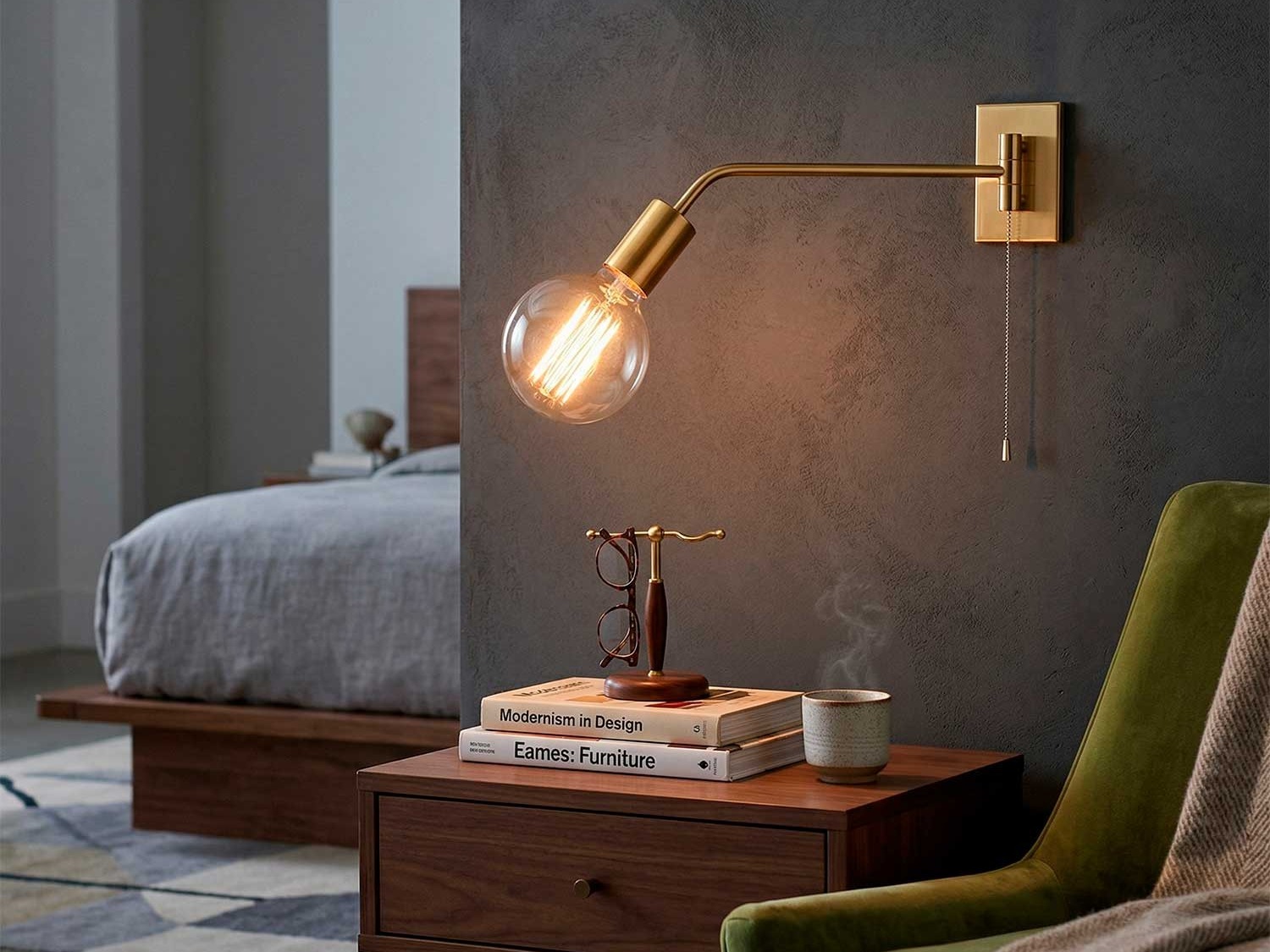 Detalhe ? Arandela Agni com Haste - Studio Munclair - 2344