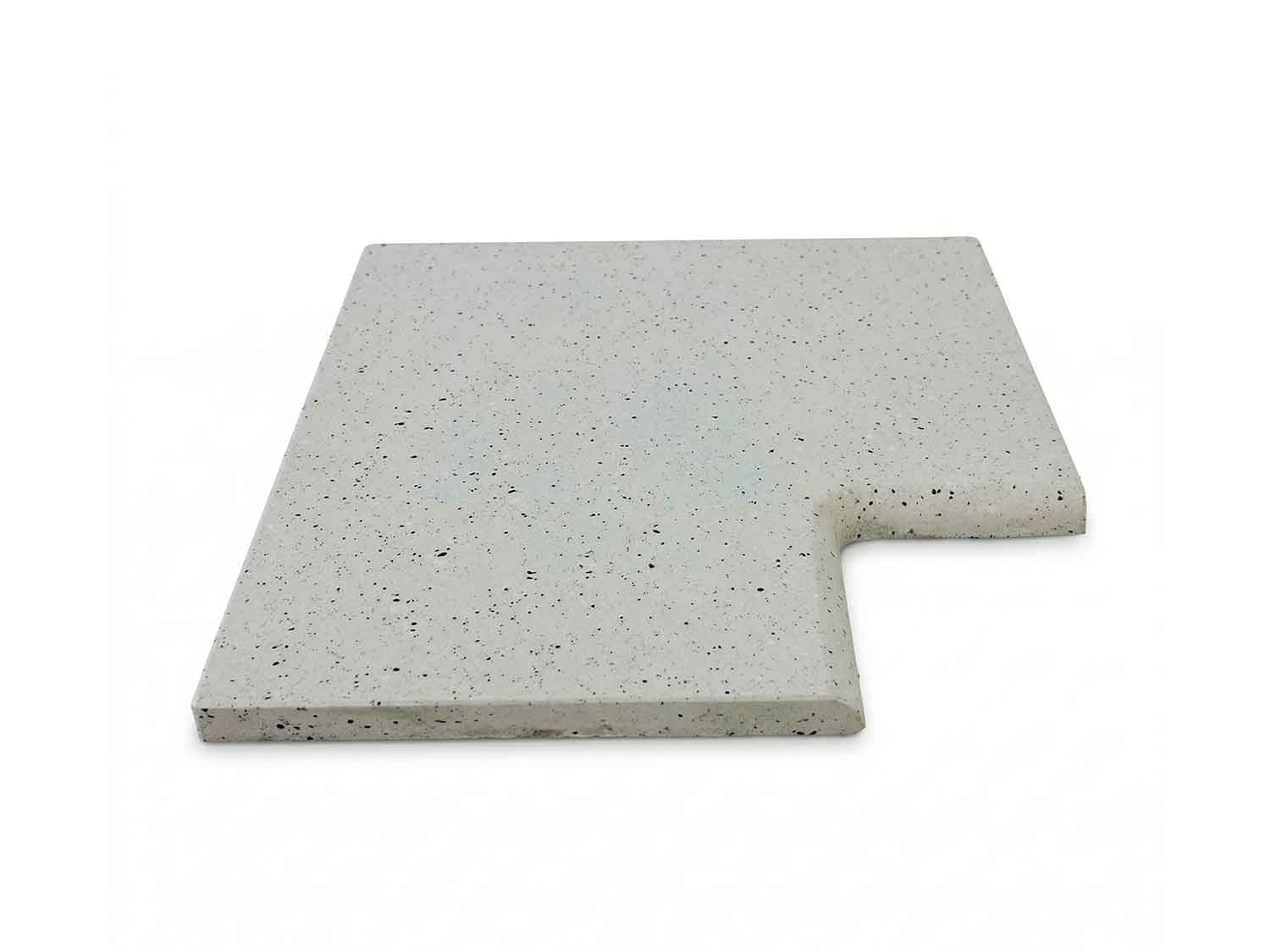 Borda de Piscina Canto Interno 25x25 Boleado Interno - 2 cores e modelos - Magma