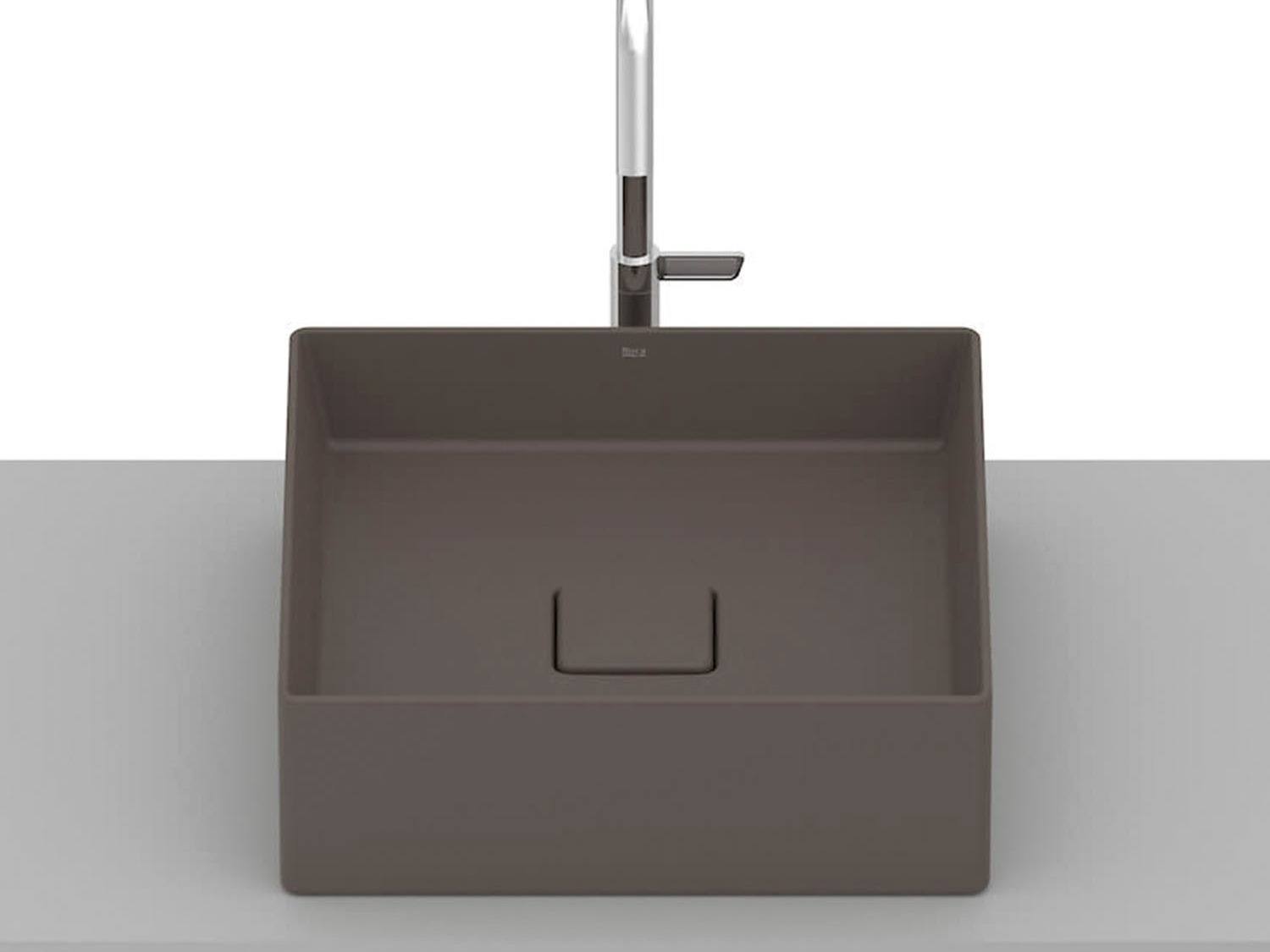 Cuba de apoio 350x350mm sem mesa Terra T4 Café - Roca