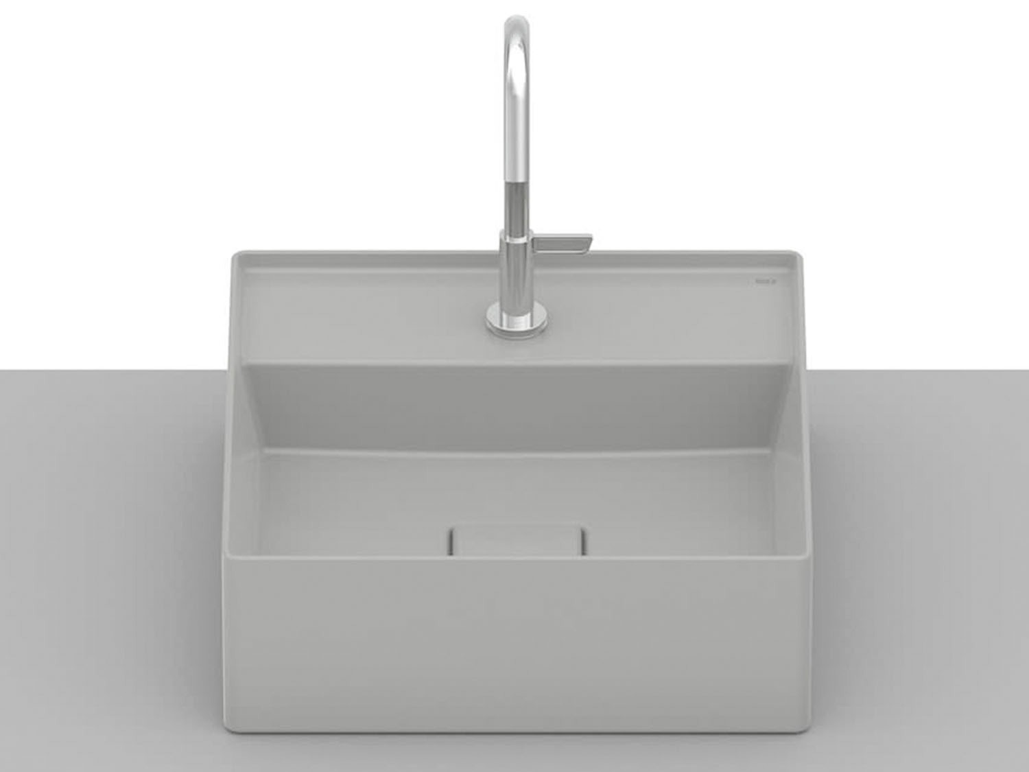 Cuba de apoio 350x350mm com mesa Terra T8 Stone - Roca